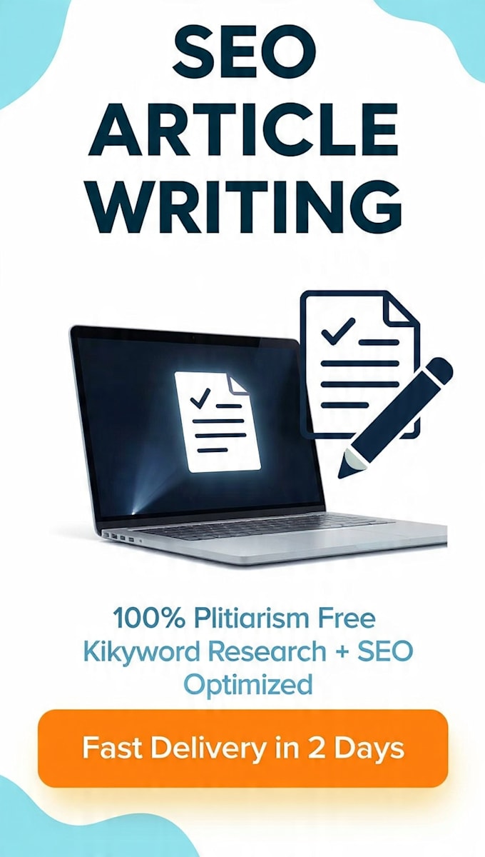 write SEO blog articles and upload them to your wordpress