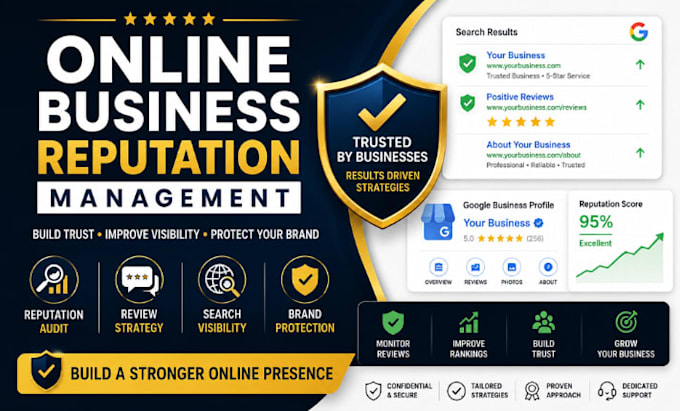 improve your online business reputation and trust