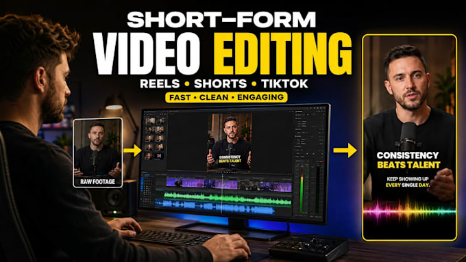 edit engaging short form videos