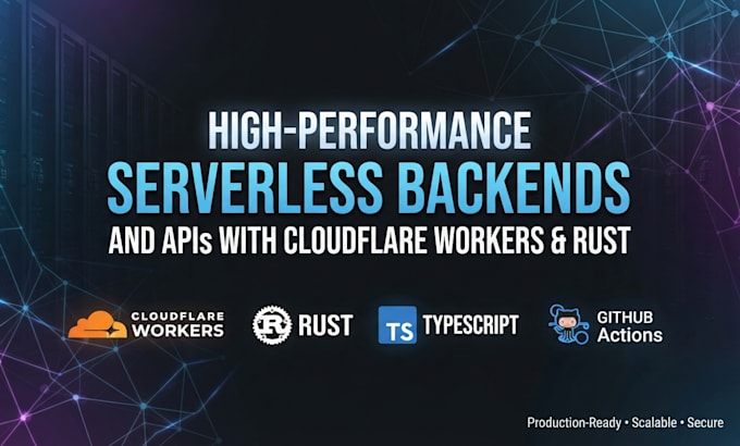 build high performance serverless backends and apis using cloudflare workers
