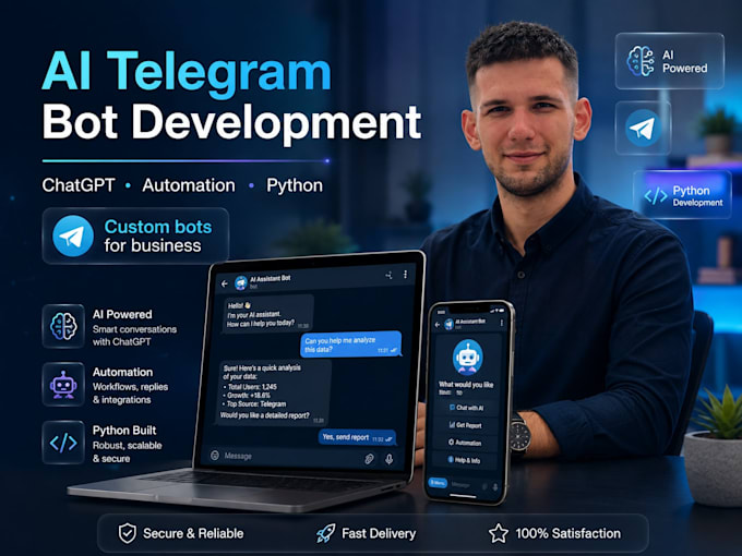 build an ai telegram bot with chatgpt python and automation