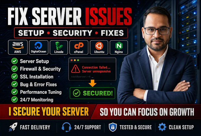 setup and secure your linux server