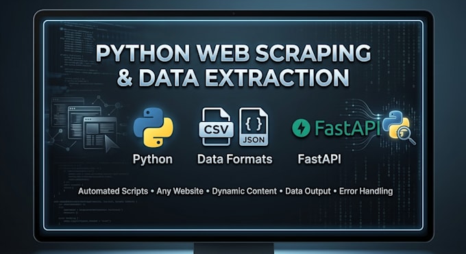 build a python web scraper for data extraction
