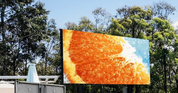 create football stadium led ads, pitchside ads, football billboard animation