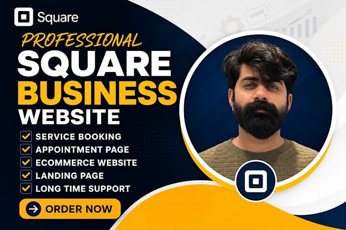 build business square website design or square online store