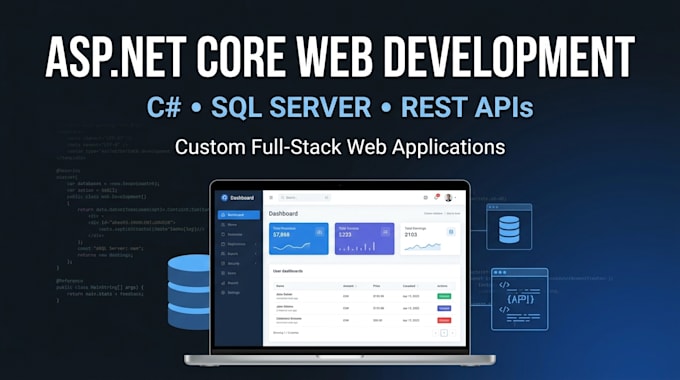 develop asp net core web applications and rest apis