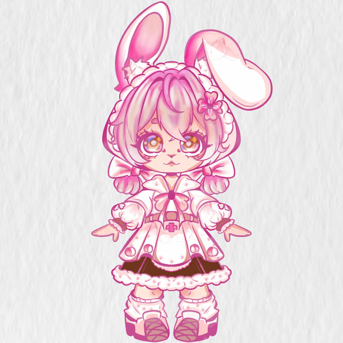 draw your furry oc or fursona as a chibi