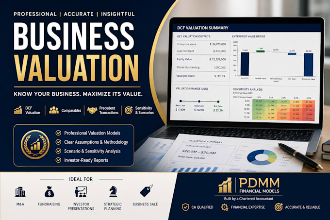 do business valuation dcf analysis and company valuation