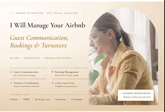 be your airbnb co host and str virtual assistant