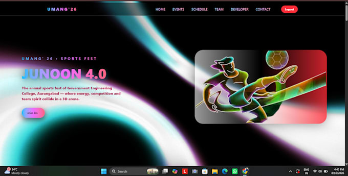 build a modern business website