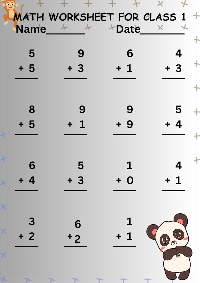 create engaging math worksheets for kids