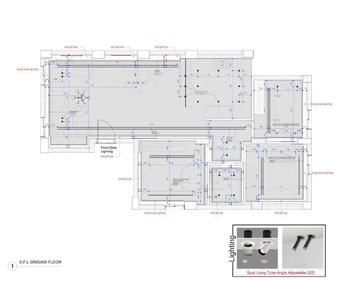 draft rcp from your floorplan,coordinated mep drawing design for permit approval
