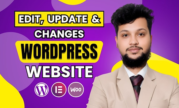 edit wordpress website, wordpress changes or update website fast
