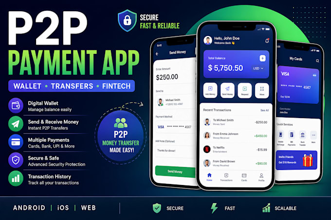 build a p2p payment app and wallet