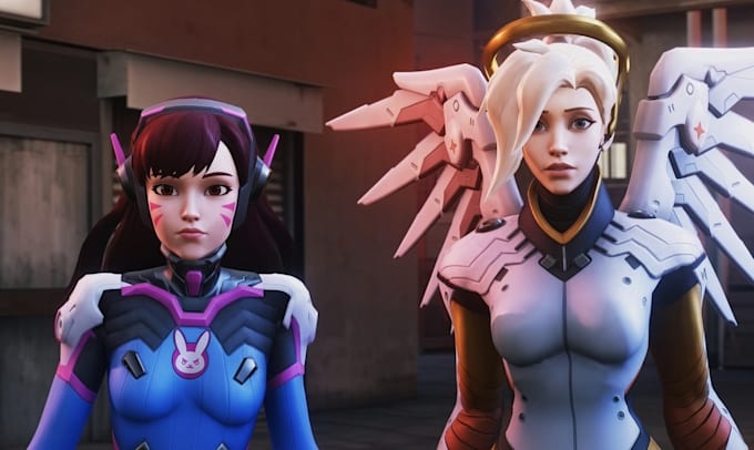 create or port professional sfm model, 3d character, rigging, textures and model