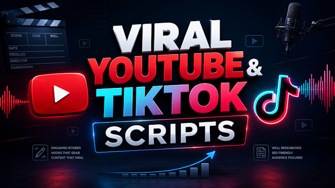write highly engaging youtube and tiktok scripts