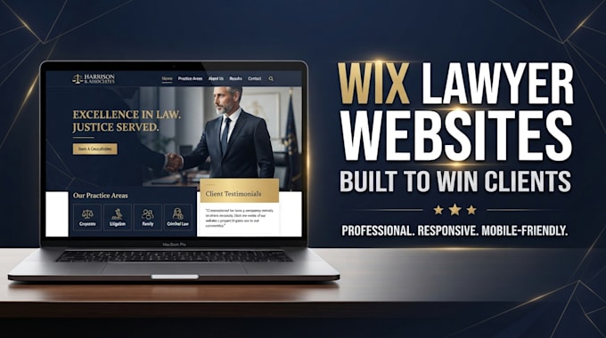 build a wix website for your independent law firm
