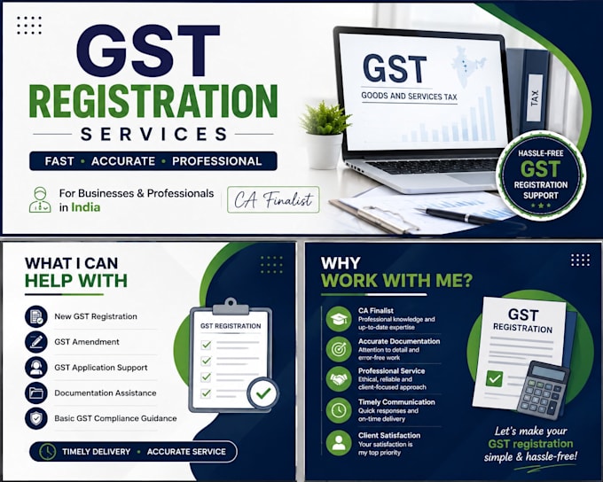gst registration and provide complete gst compliance support