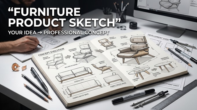 sketch product ideas for your concept