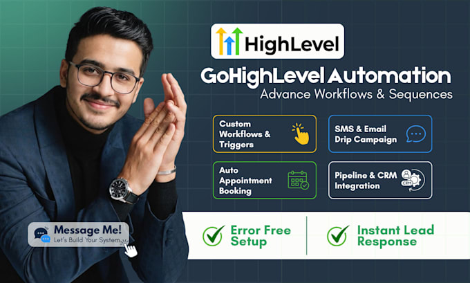 setup gohighlevel automation workflows triggers and email sequences