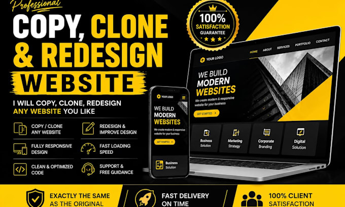 clone, copy or recreate any website in wordpress professionally