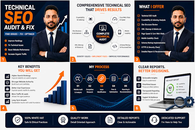 do technical SEO audit and fix website issues