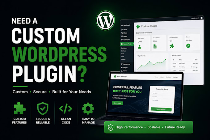 built a custom wordpress plugin