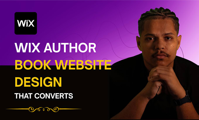design a wix author website to showcase and sell your books, children book