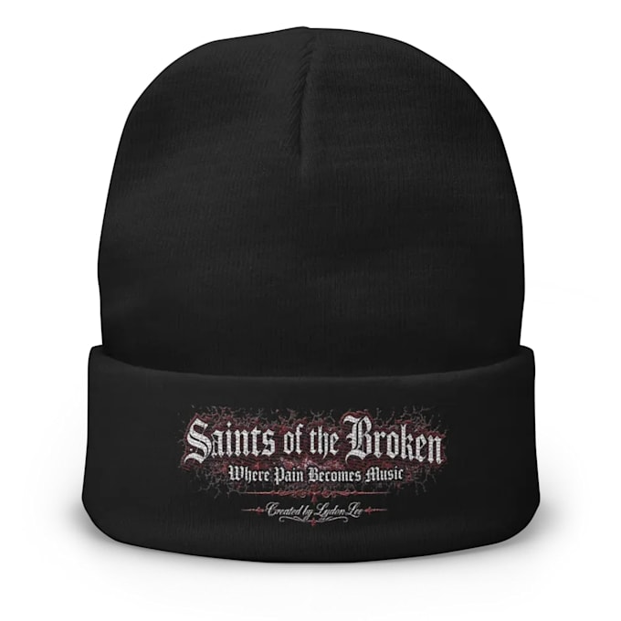 design a custom gothic hat or bandana