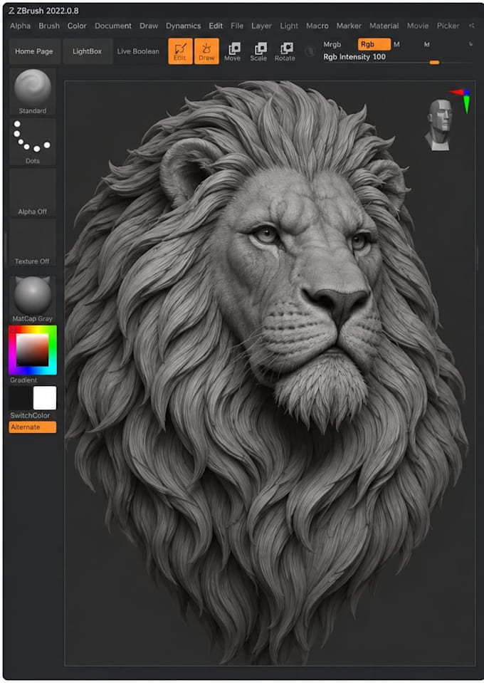 create high quality 3d sculpts for 3d printing