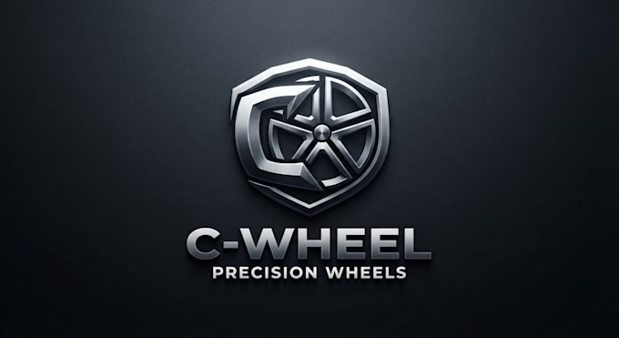 design a powerful wheel logo for your brand
