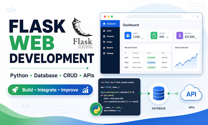 build or add features to your flask web app