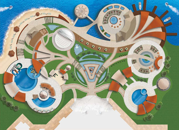 draw digital2d floorplan,4star hotel siteplan,shop drawing,elevation,cad layout