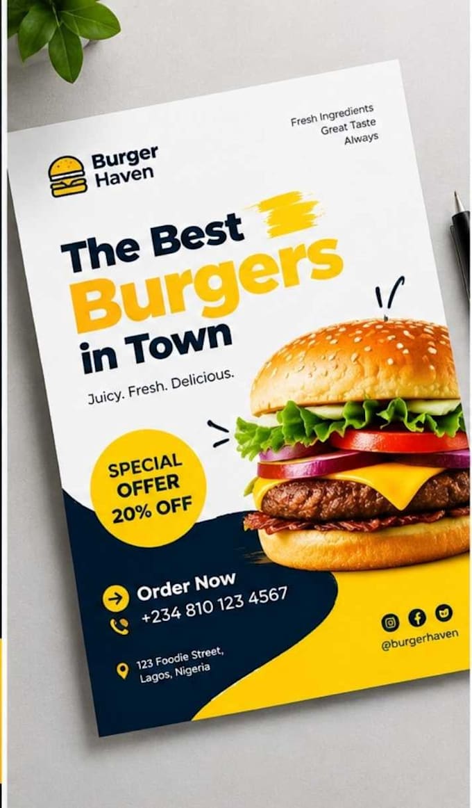 design a professional flyer