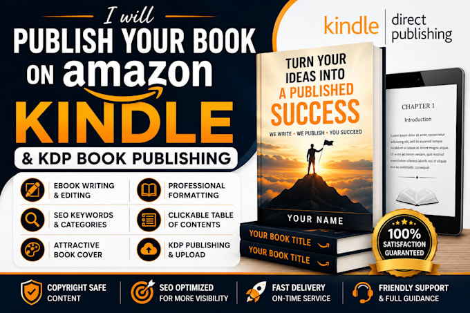 do amazon kindle books, ebook, book publishing, book editing