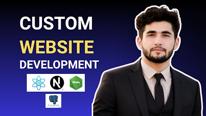 build rebuild custom website development full stack front end back end developer
