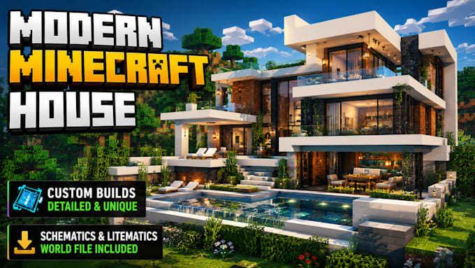 do hub spawn, minecraft giant castle litematics, schematics, mordern house map