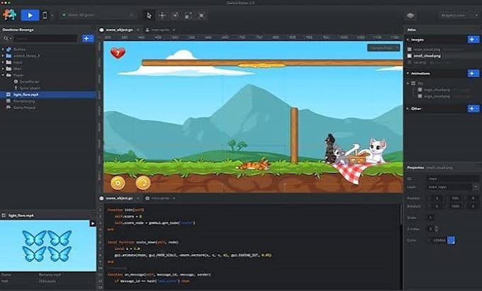 develop a custom 2d web game and javascript game for browser