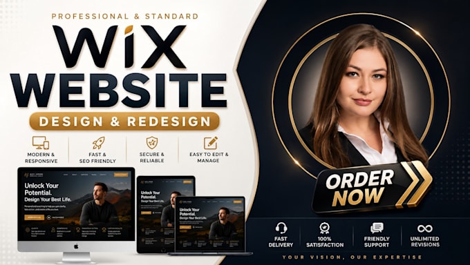 do wix website design, wix landing page, wix webssite redsign