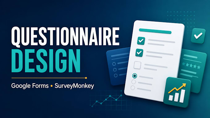 design your research questionnaire in google forms or surveymonkey