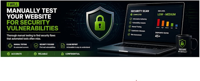 manually test your website for security vulnerabilities