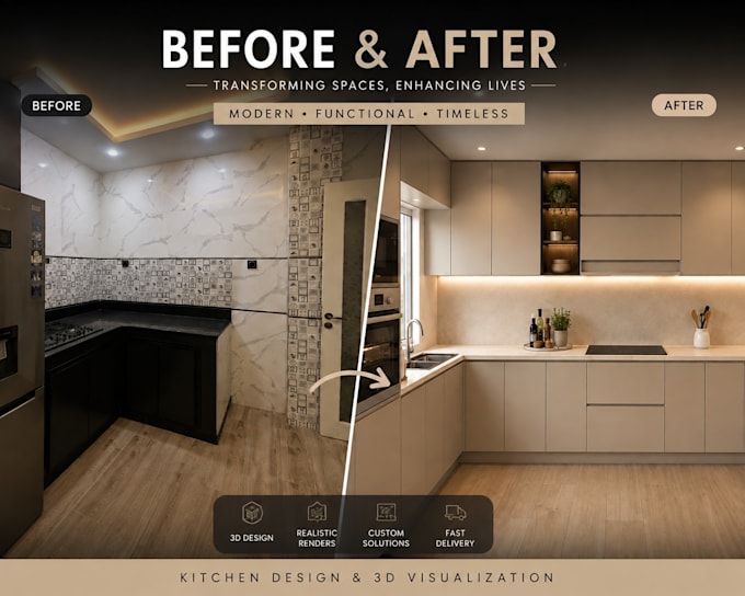 redesign and renovate your kitchen with realistic 3d renders