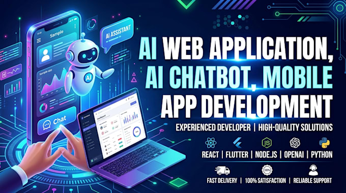 develop ai web application, ai chatbot and mobile app development