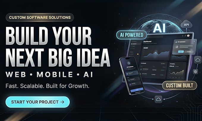 develop ai apps, ai saas, ai website and ai bots