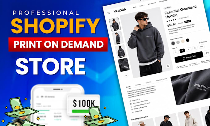setup shopify print on demand store printify printful etsy pod store shopify pod