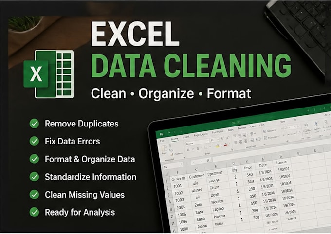 clean and format excel data