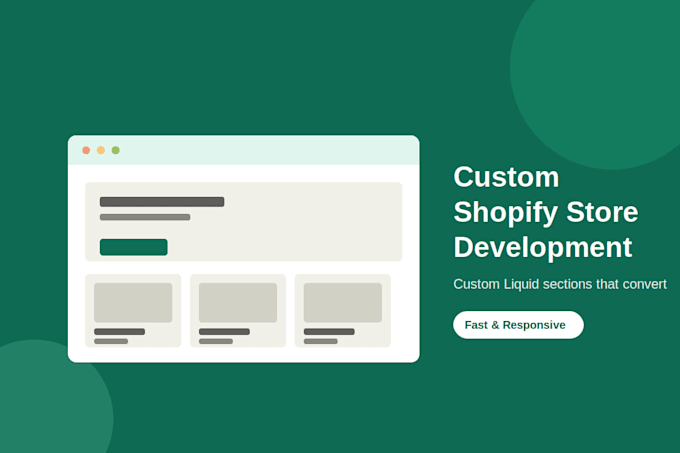 build and customize your shopify store with custom liquid sections