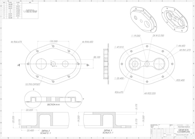 create mechanical technical and manufacturing drawings in cad