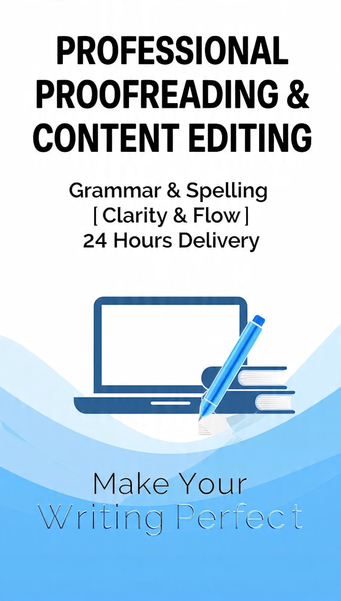 do editorial writing, proofreading and content editing