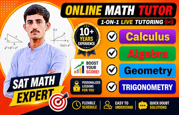 be online math tutor for algebra calculus and school math